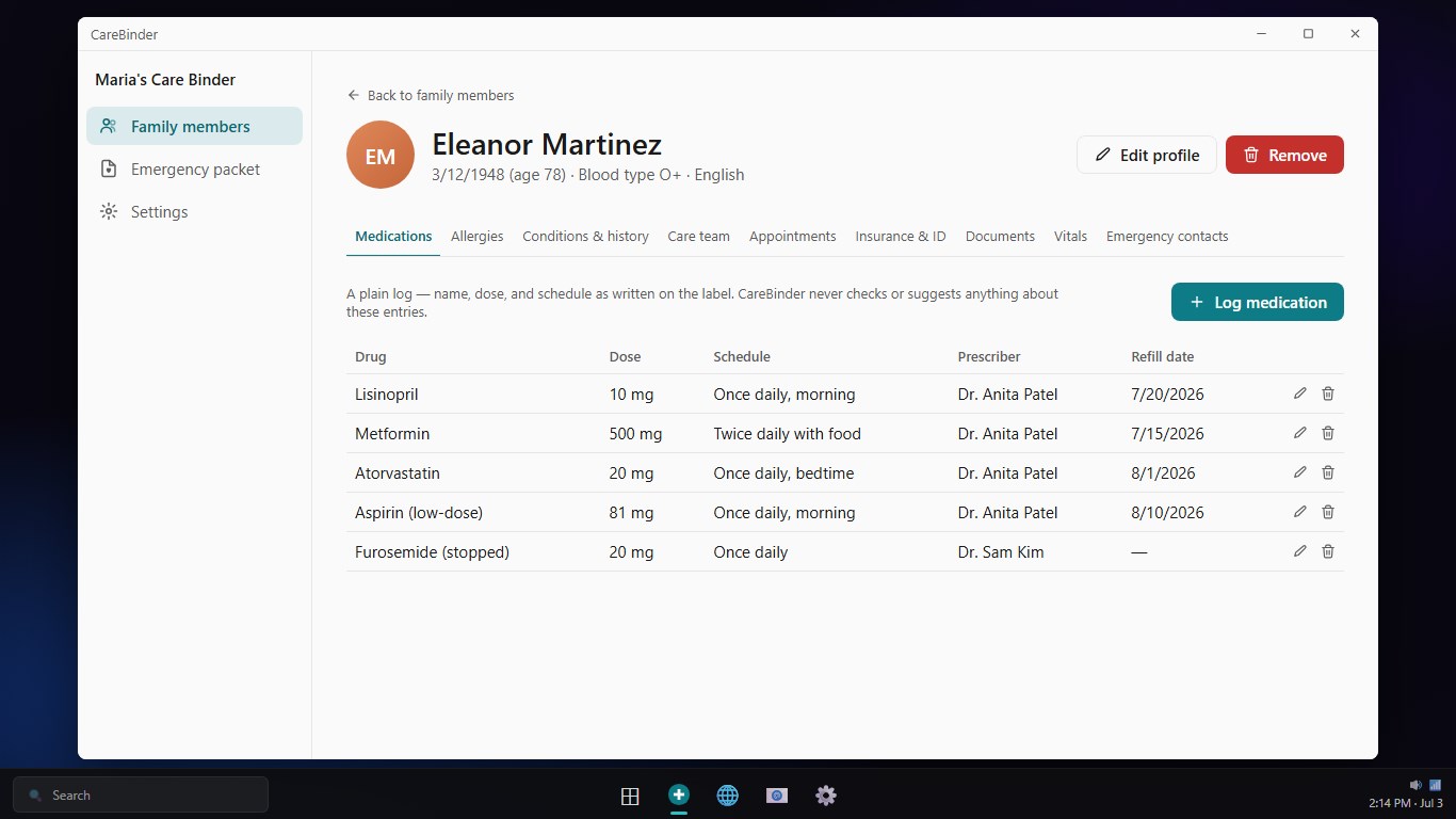 CareBinder - Family Health Records screenshot 3