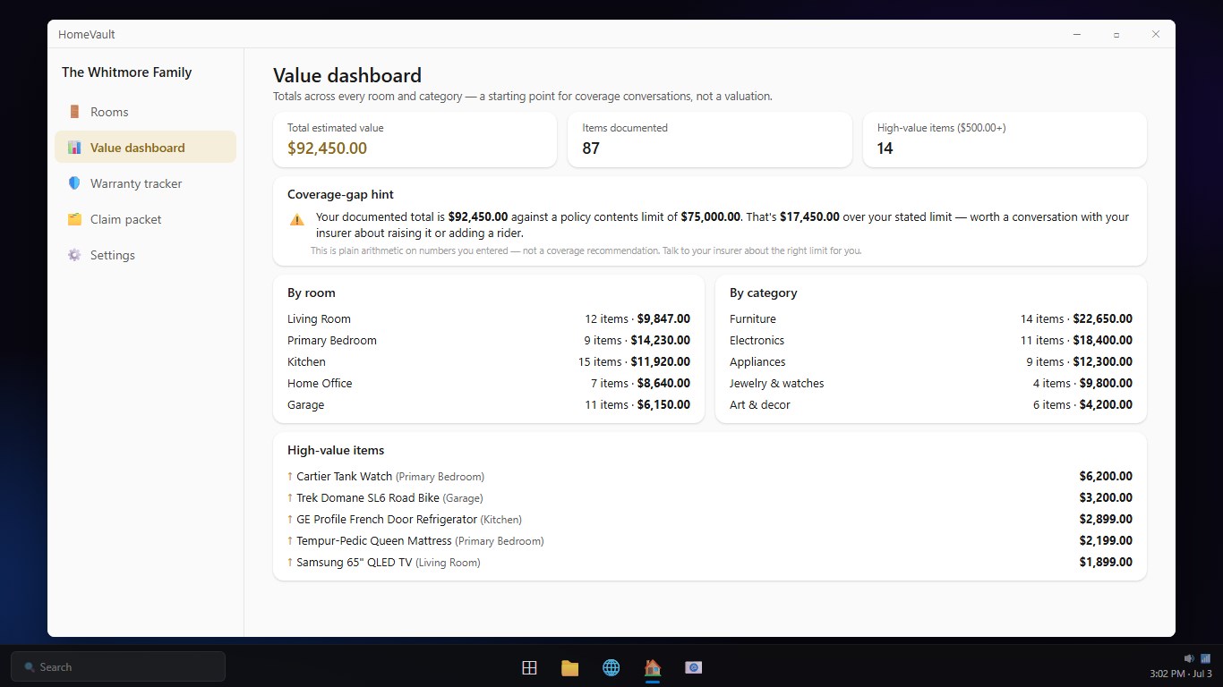 HomeVault - Home Inventory for Insurance screenshot 4