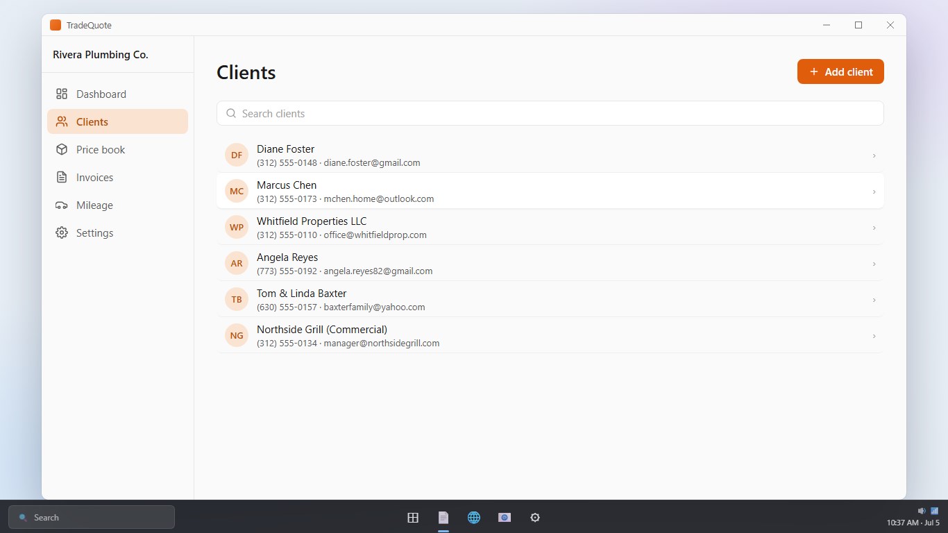 TradeQuote - Instant Job Quotes screenshot 3